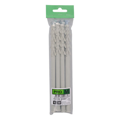 FRAME DOWEL WITH SCREW F10X200MM 4 PCS PRO M