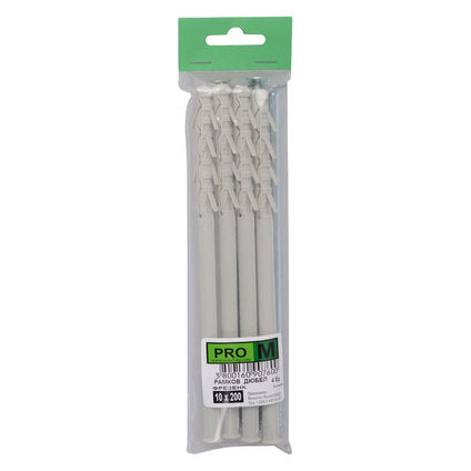 FRAME DOWEL WITH SCREW F10X200MM 4 PCS PRO M