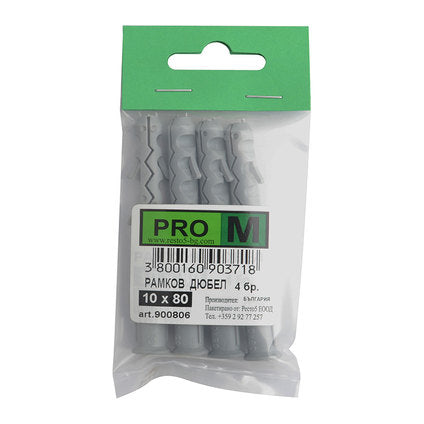 FRAMING DOWEL F10X80MM 4 PIECES PRO M