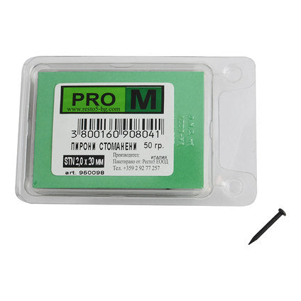 STEEL NAILS 50 G PRO M 2 X 20 MM