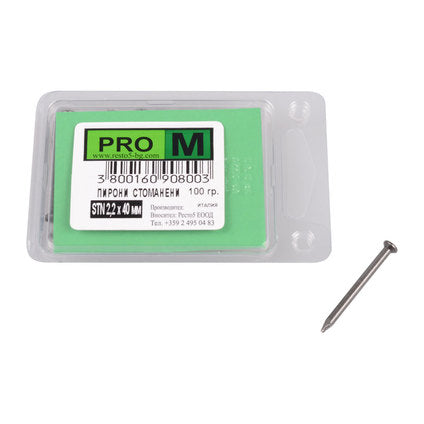 STEEL NAILS 100 G PRO M 3.0X40 MM