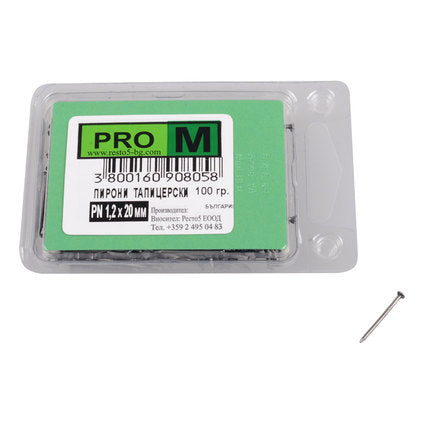 UPHOLSTERY NAILS 100 G PRO M 1.2X20 MM