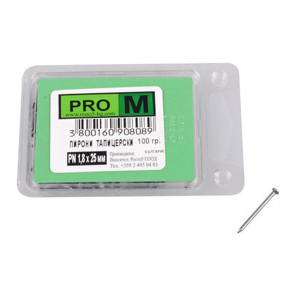UPHOLSTERY NAILS 100 G PRO M 1.8X25 MM
