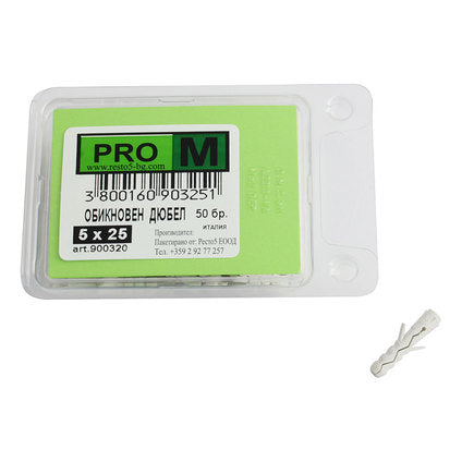 PLAIN DOWEL F5X25MM 50 PCS PRO M