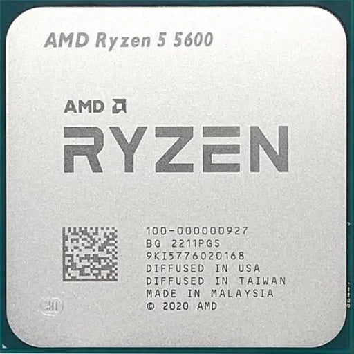Processor AMD Ryzen 5 5600 AM4 Socket 6 Cores 3.5GHz 35MB Cache 65W Tray - Процесори<<<Компютърни