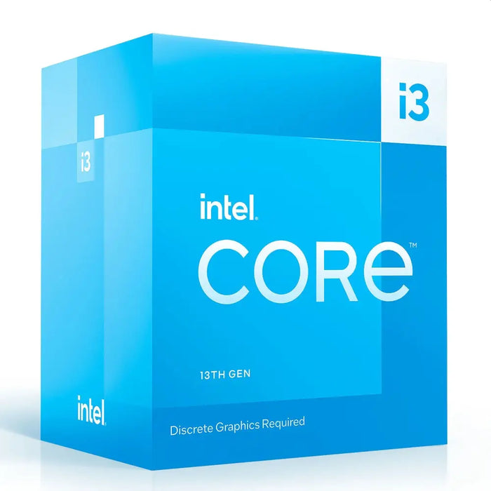 Processor Intel Raptor Lake Core i3-13100F 4 Cores 3.4GHz 12MB LGA1700 60W BOX - Процесори<<<INTEL компоненти за