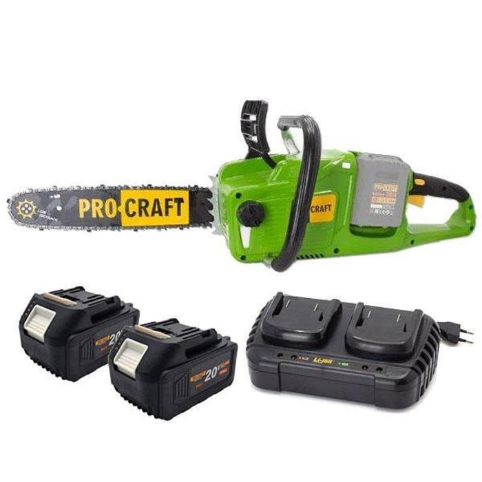 BATTERY SAW PROCRAFT 35CM 2X4.0AH