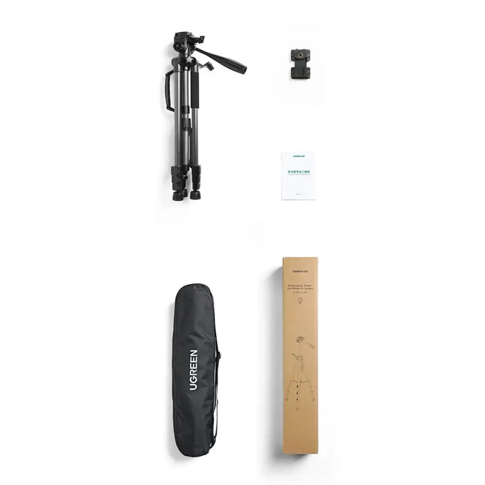 Professional Ugreen LP661 tripod for smartphones and cameras - black and gray - Photo accessories<<<HurtelXML