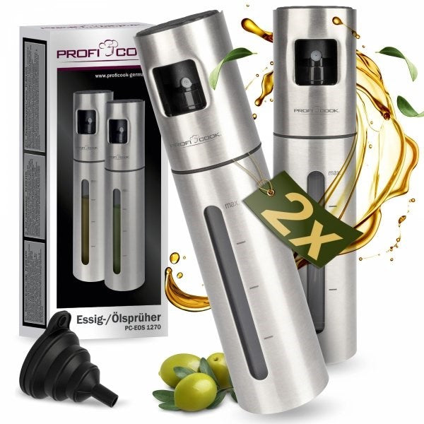 ProfiCook PC-EOS 1270 oil/vinegar dispenser 0.1 L Stainless steel