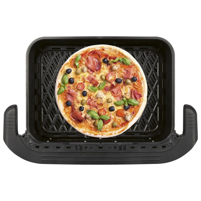 ProfiCook PC-FR 1313 H Double 10 L Stand-alone 2400 W Hot air fryer Black, Stainless steel