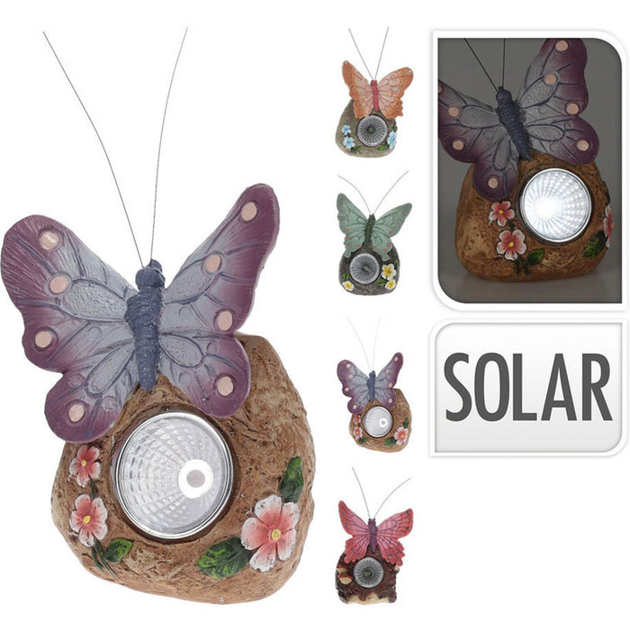 SOLAR DECO FIGURE BUTTERFLY 11CM PROGARDEN