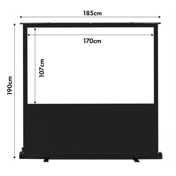 Projection Screen MacLean MC-212 80’’ - Екран за проектори<<<Електроника Периферни и резервни части<<<Компютри|