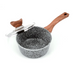 PROMIS Set of pots GRANITE saucepan 16 cm pots 20,24,28 brown handles - Non-electric pots / pansAGD-GAR<<<Home