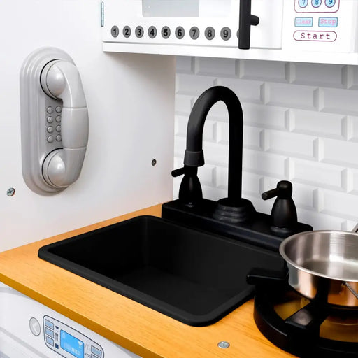 PROMIS Wooden children’s kitchen with accessories - KitchensZDR-KUC<<<(Games and toys) Wooden toysZDR<<<ActionPL