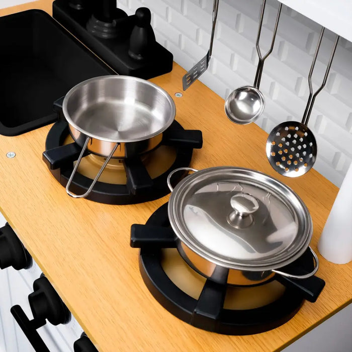 PROMIS Wooden children’s kitchen with accessories - KitchensZDR-KUC<<<(Games and toys) Wooden toysZDR<<<ActionPL