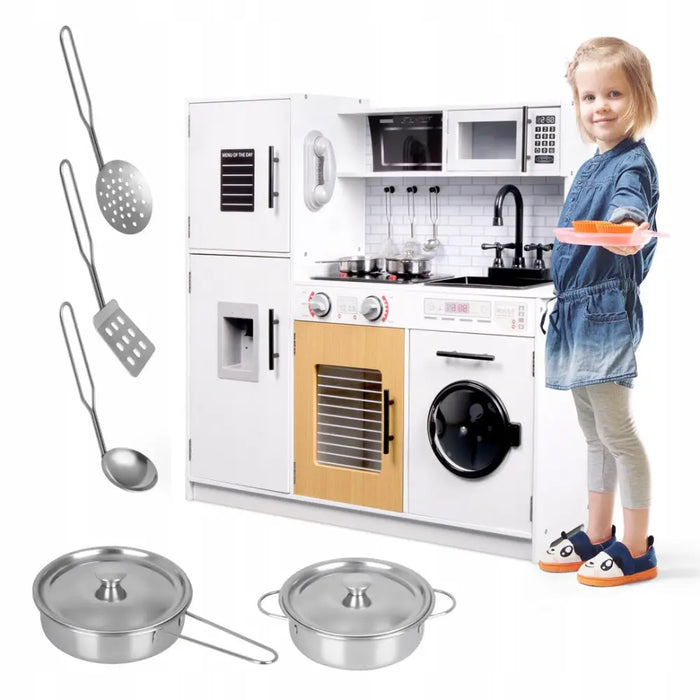 PROMIS WOODEN CHILDREN’S KITCHEN WITH ACCESSORIES - KitchensZDR-KUC<<<(Games and toys) Wooden toysZDR<<<ActionPL
