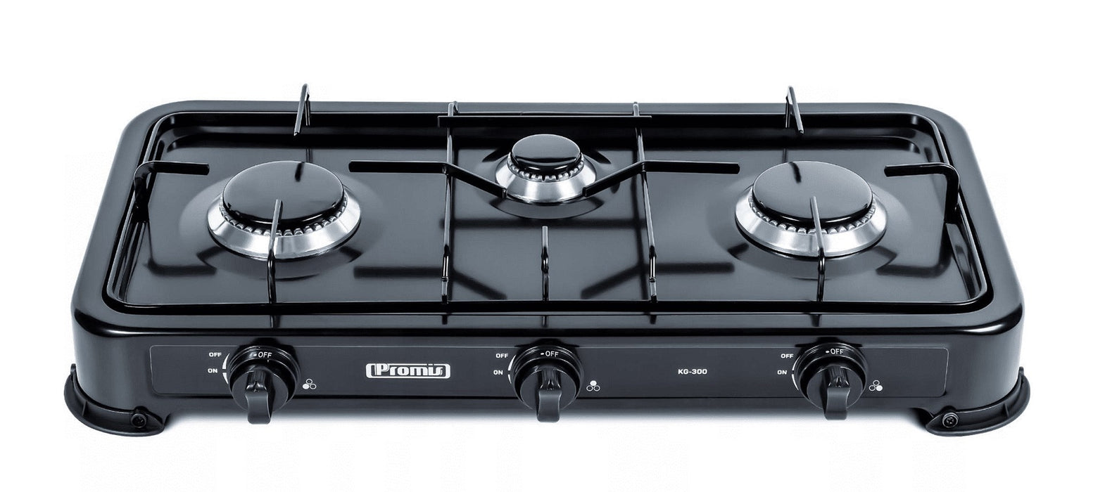 Promis KG300C 3-burner gas cooker, black