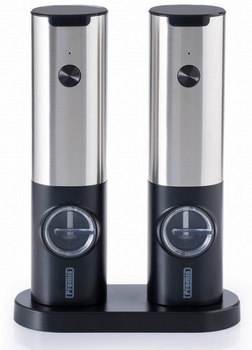 PROMIS Set of pepper and salt mills with stand MP36X2