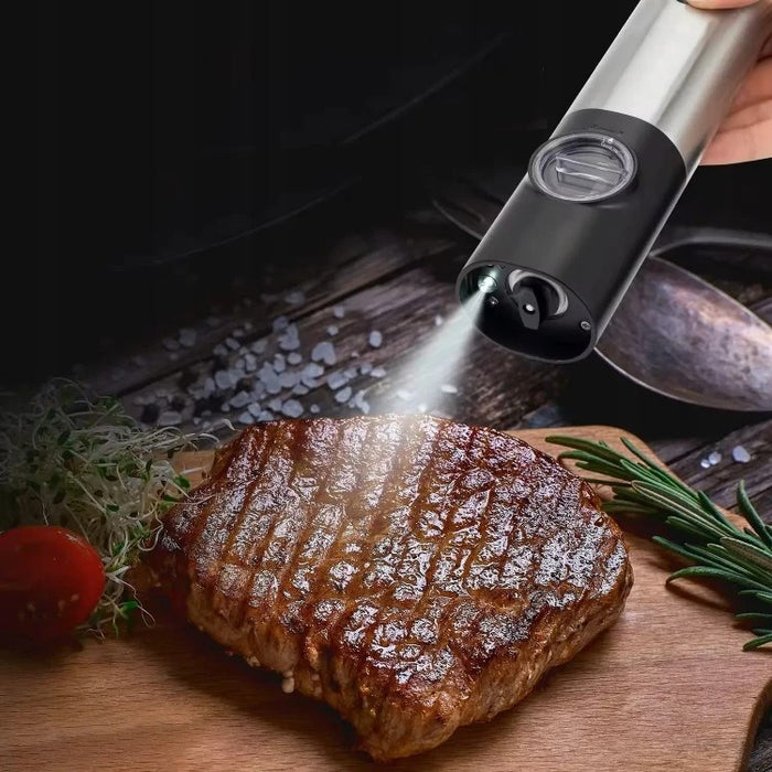 PROMIS Set of pepper and salt mills with stand MP36X2
