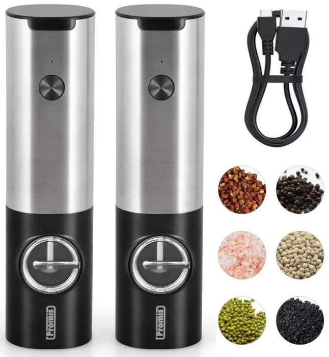 PROMIS Set of pepper and salt mills with stand MP36X2