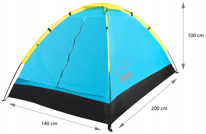 TOURIST TENT 2-PERSON ALPENAIR IGLO CAMPING WATERPROOF MOSQUITO NET