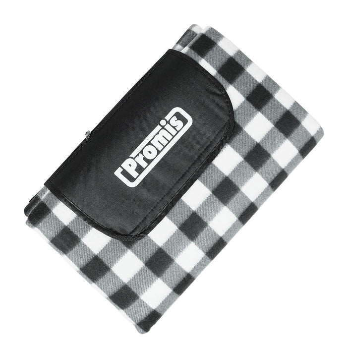 PROMIS Picnic Blanket, Green Stripes, 200 cm x 150 cm
