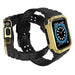 Protect Strap Band for Apple Watch 38/40/41mm Armored Case Strap - Black Gold - Smartwatch straps and cases<<<HurtelXML