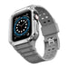 Protect Strap Band for Apple Watch 38/40/41mm Armored Case Strap - Gray Silver - Smartwatch straps and cases<<<HurtelXML