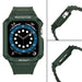 Protect Strap Band for Apple Watch 38/40/41mm Armored Case Strap - Green - Smartwatch straps and cases<<<HurtelXML