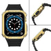 Protect Strap Band for Apple Watch 42/44/45mm Armored Case Strap - Black Gold - Smartwatch straps and cases<<<HurtelXML