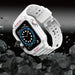 Protect Strap Band for Apple Watch 42/44/45mm Armored Case Strap - White - Smartwatch straps and cases<<<HurtelXML