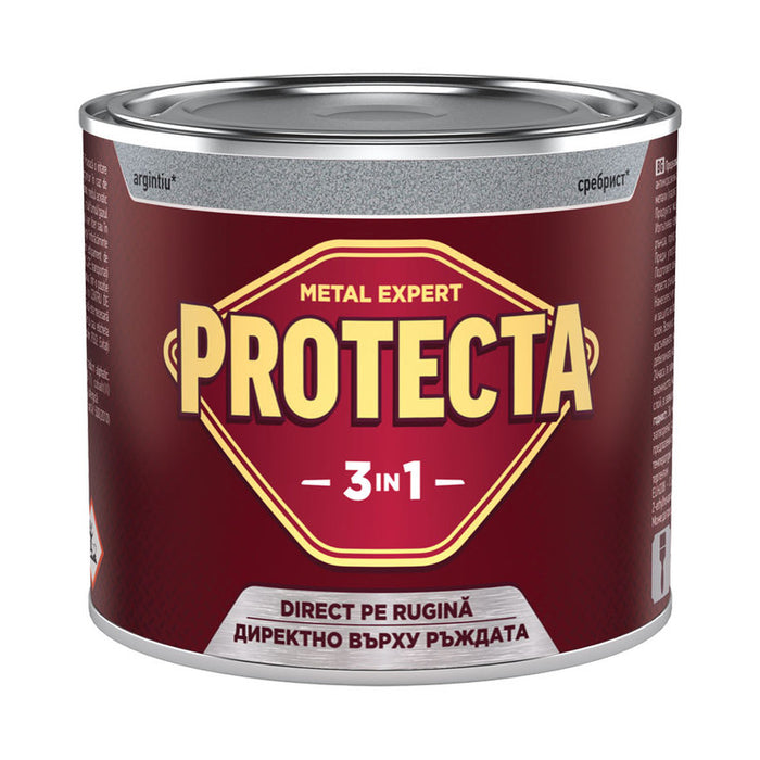 3 IN 1 ENAMEL LACQUER 500 ML DARK SILVER COLOR PROTECTA