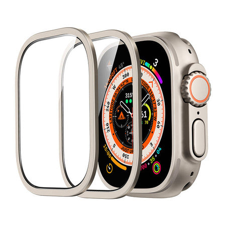 Protection set for Apple Watch Ultra ESR 49mm (case + glass) (titanium) - Accessory cases<<<Cases<<<GSM