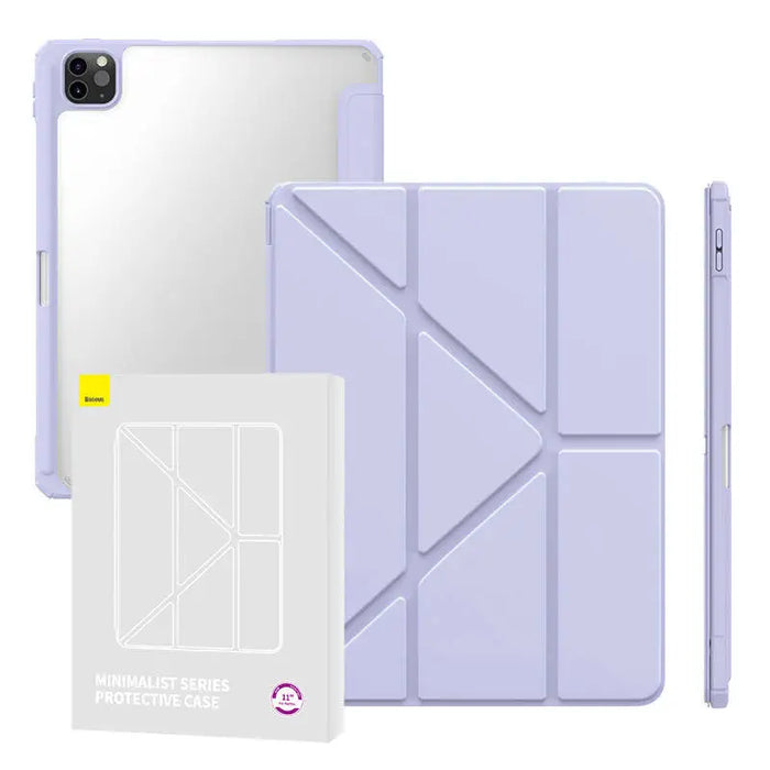 Protective case Baseus Minimalist for iPad Pro (2018/2020/2021/2022) 11-inch (fioletowe) - Protective cases