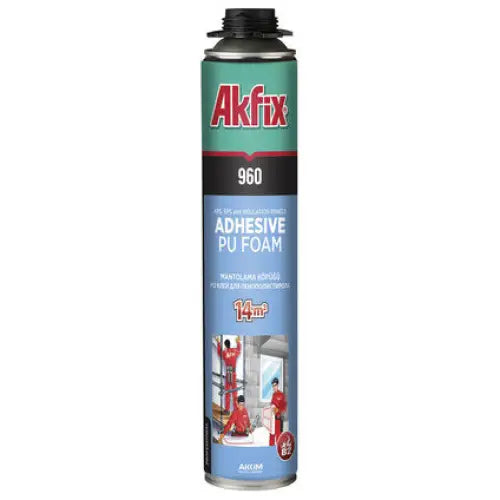 PU FOAM FOR HEAT INSULATION AKFIX PU-960 GUN - Монтажна пяна<<<Уплътнители и фуги<<<Строителни материали<<<Praktiker