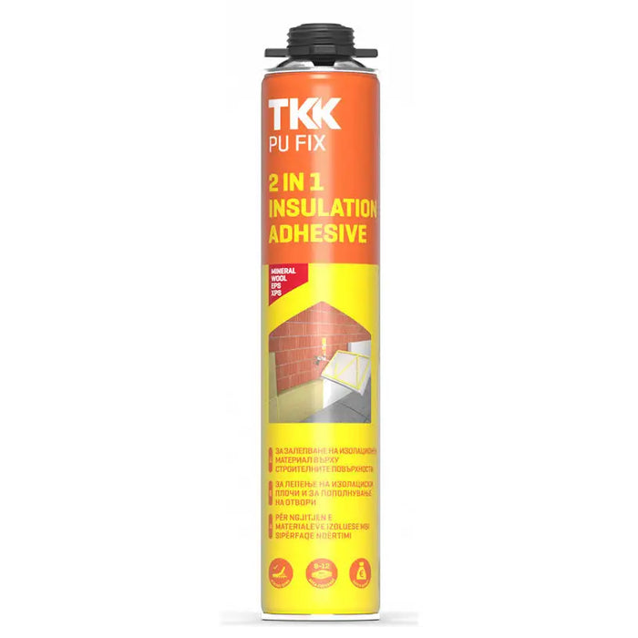 PU FOAM FOR HEAT INSULATION TKK PU FIX 2 IN 1 - Монтажна пяна<<<Уплътнители и фуги<<<Строителни материали<<<Praktiker