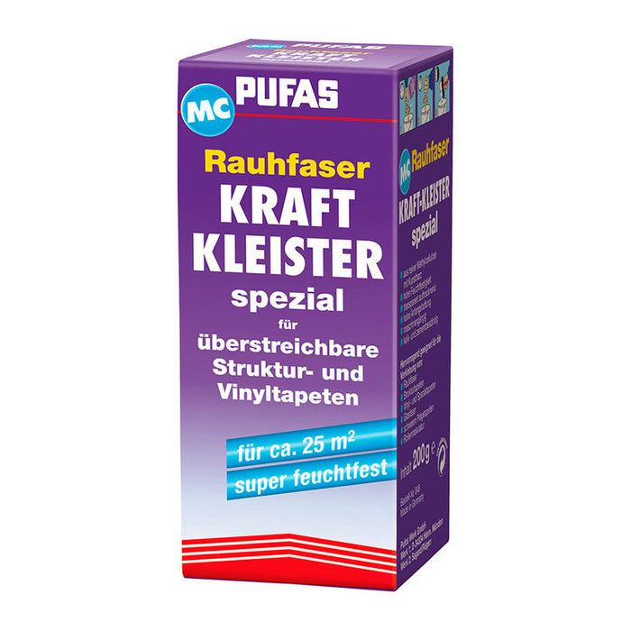 ADHESIVE FOR RAUFAZER AND BATHROOM WALLPAPERS 200 G PUFAS