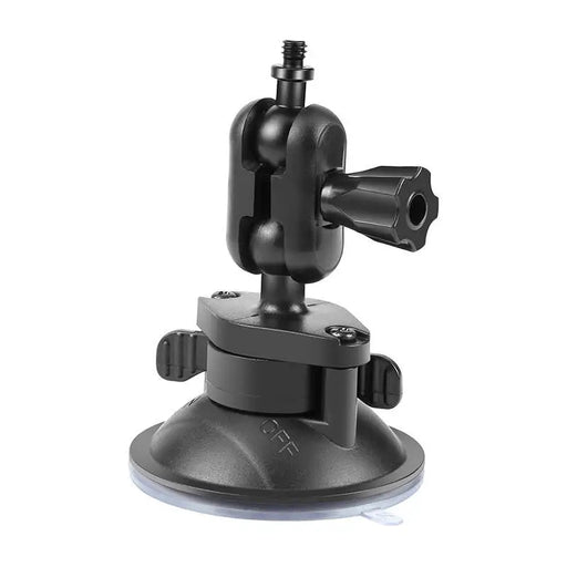 PULUZ 1/4 inch suction cup mount for sports cameras (DJI Action GoPro Insta360) (black) (PU544B) - Straps mounts