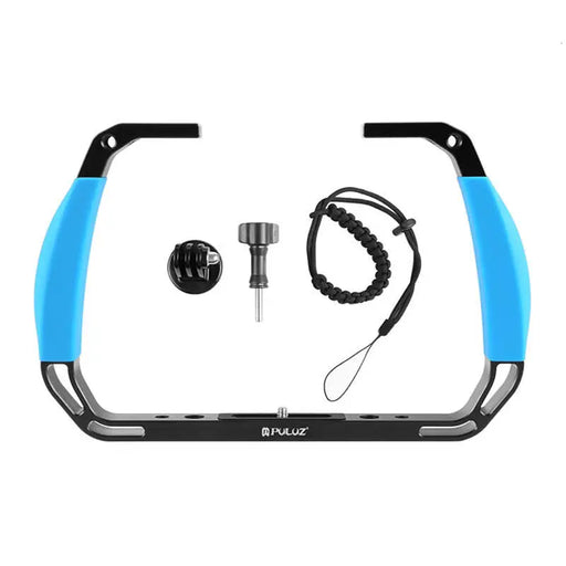 PULUZ dive mount for sports cameras (including Insta360 GO3 / X3) (blue) - Straps mounts