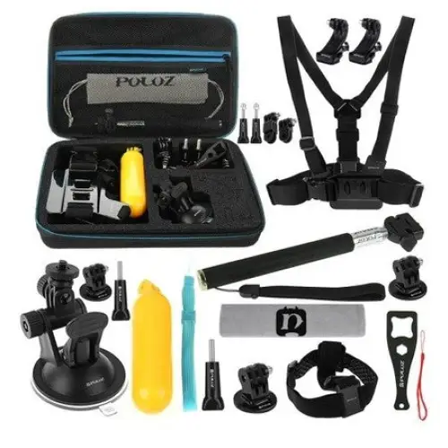 Puluz set of 20 accessories for sports cameras (including Osmo Action 5 Pro) PKT11 - Sets<<<Photo