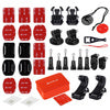 Set of 53 Puluz accessories for sports cameras PKT16