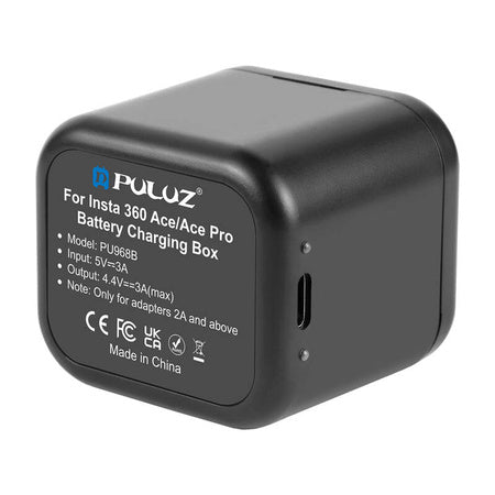 Charger + memory card case PULUZ for Insta360 Ace / Ace Pro / Ace Pro 2