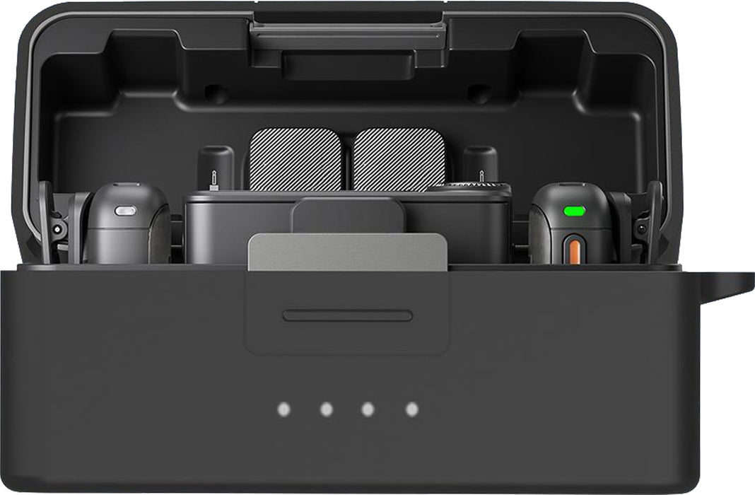 PULUZ Silicone Charging Case Protective Cover for DJI Mic 3 (Black)