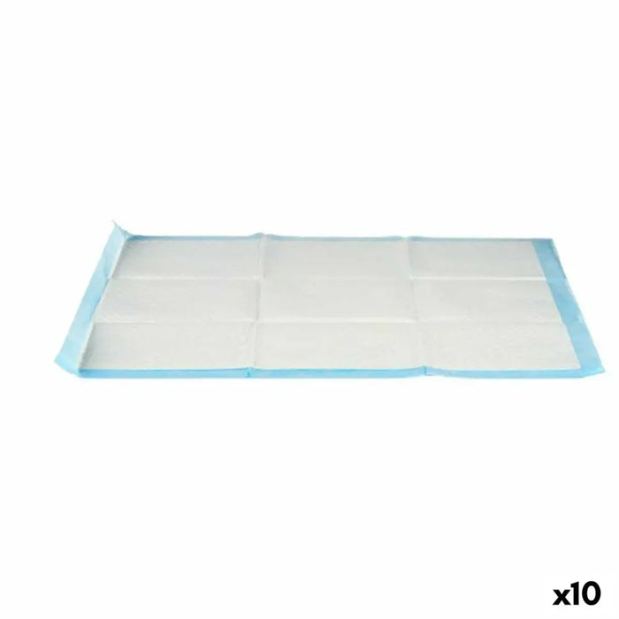 Puppy training pad Mascow Blue White Paper Polyethylene 60 x 90 cm 18,5 x 8,5 x 35 cm (10 Units) - Домашни