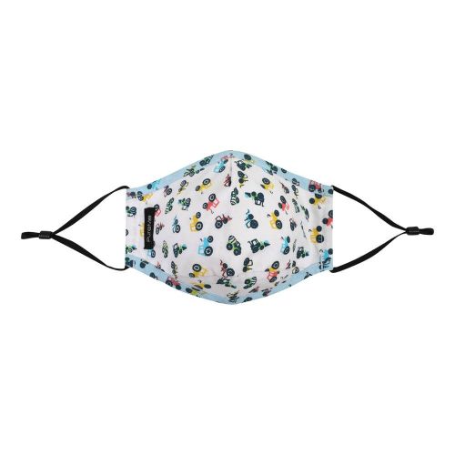 PureMe Reusable / Adjustable Mask Kids 2 pcs N95 filters inside the package Tractor Print