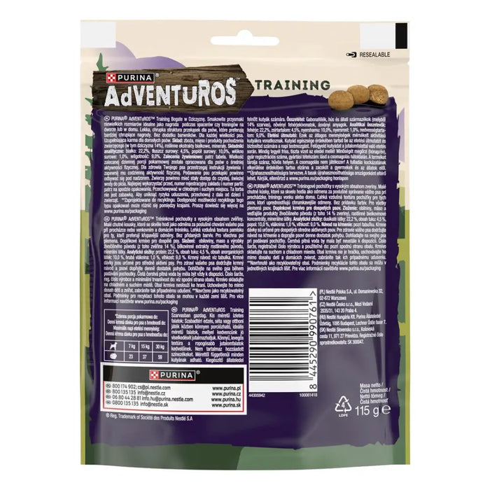 PURINA Adventuros Training venison dog treat - 115g - DelicaciesDLP-PRZ<<<For the dogDLP<<<ActionPL