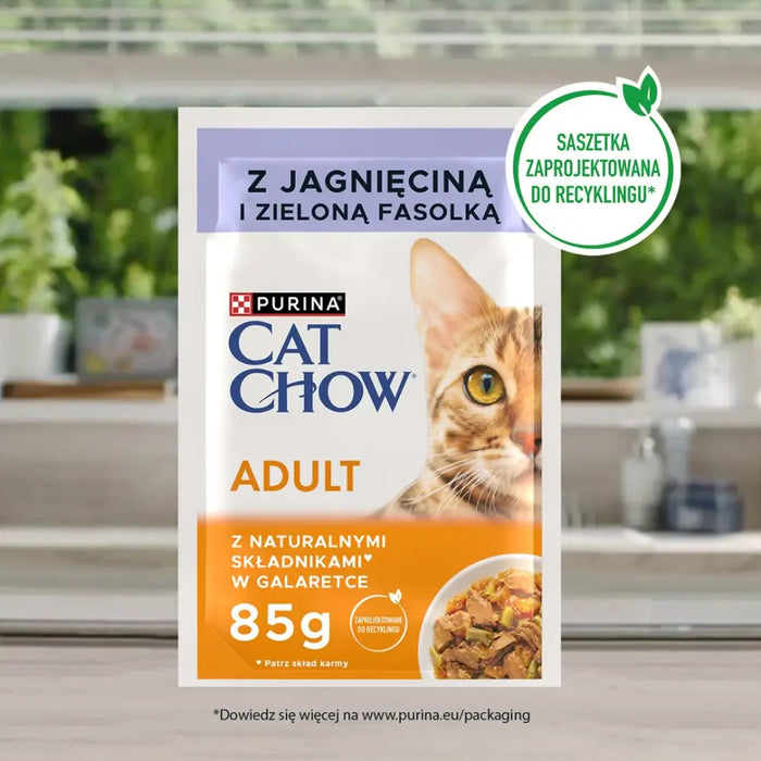 PURINA Cat Chow Lamb Green Beans - wet cat food - 10x85 g - Wet foodDLK-KAM<<<For the catDLK<<<ActionPL