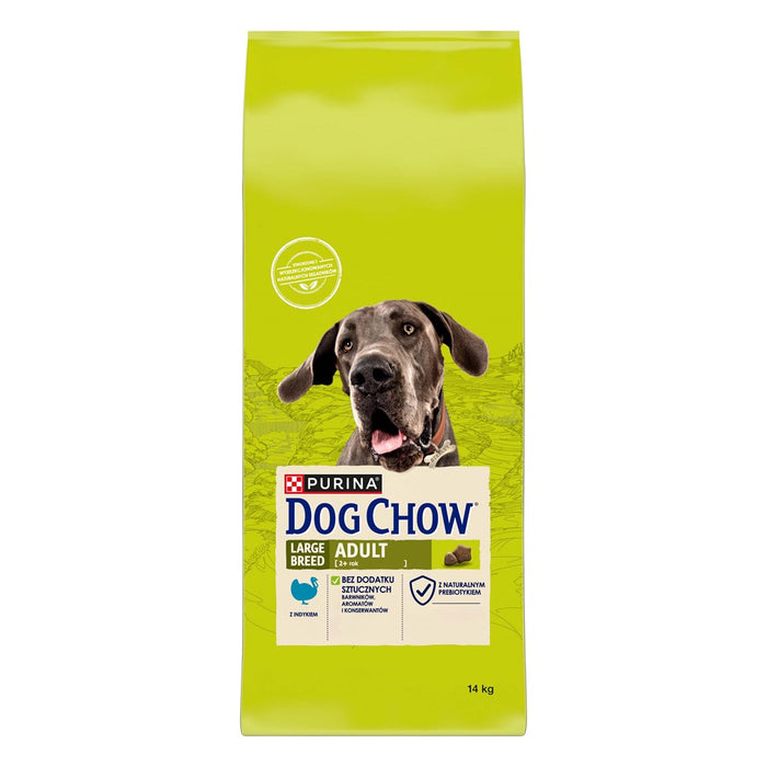Fodder Purina DOG CHOW Large Breed Adult Adult Turkey 14 Kg
