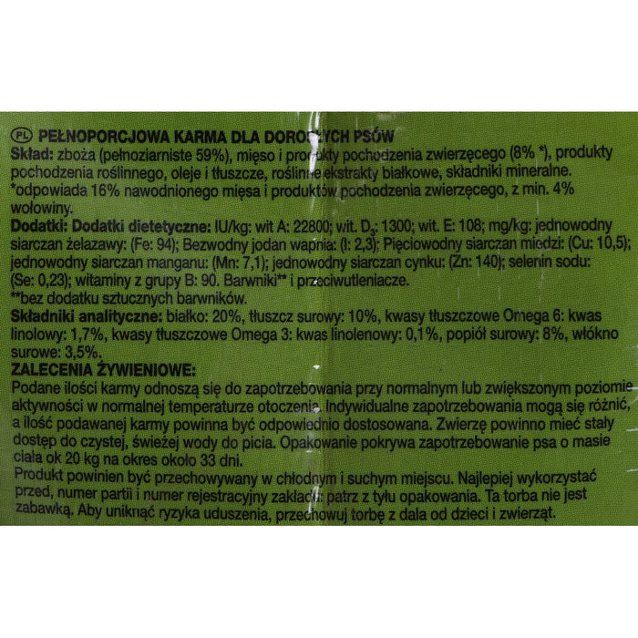 Fodder Purina Friskies Active Adult Veal 10 kg