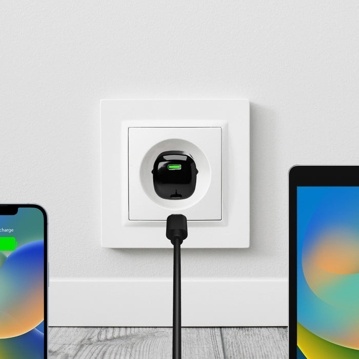 Puro 20W GaN USB-C Wall Charger - Black